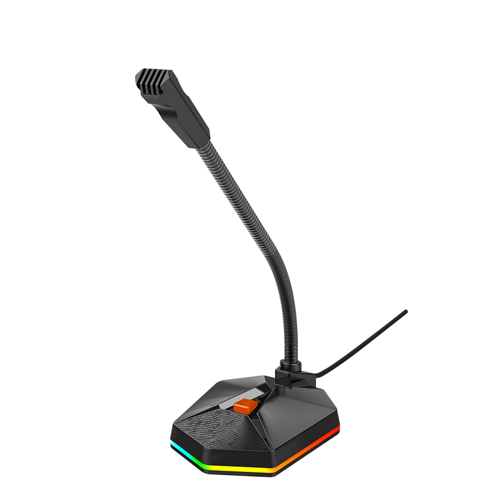 Meetion MT- MC13 Multi-angle Adjustable Gooseneck Gaming Microphone, RGB Backlight