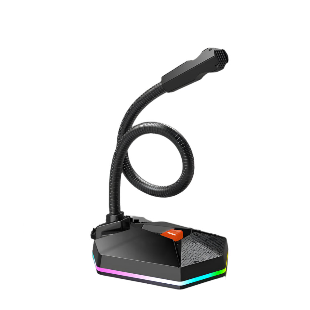 Meetion MT- MC13 Multi-angle Adjustable Gooseneck Gaming Microphone, RGB Backlight