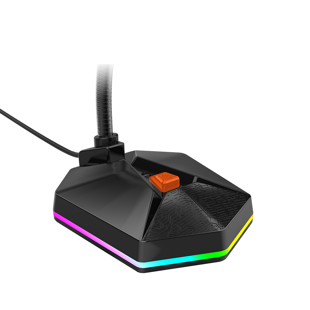 Meetion MT- MC13 Multi-angle Adjustable Gooseneck Gaming Microphone, RGB Backlight