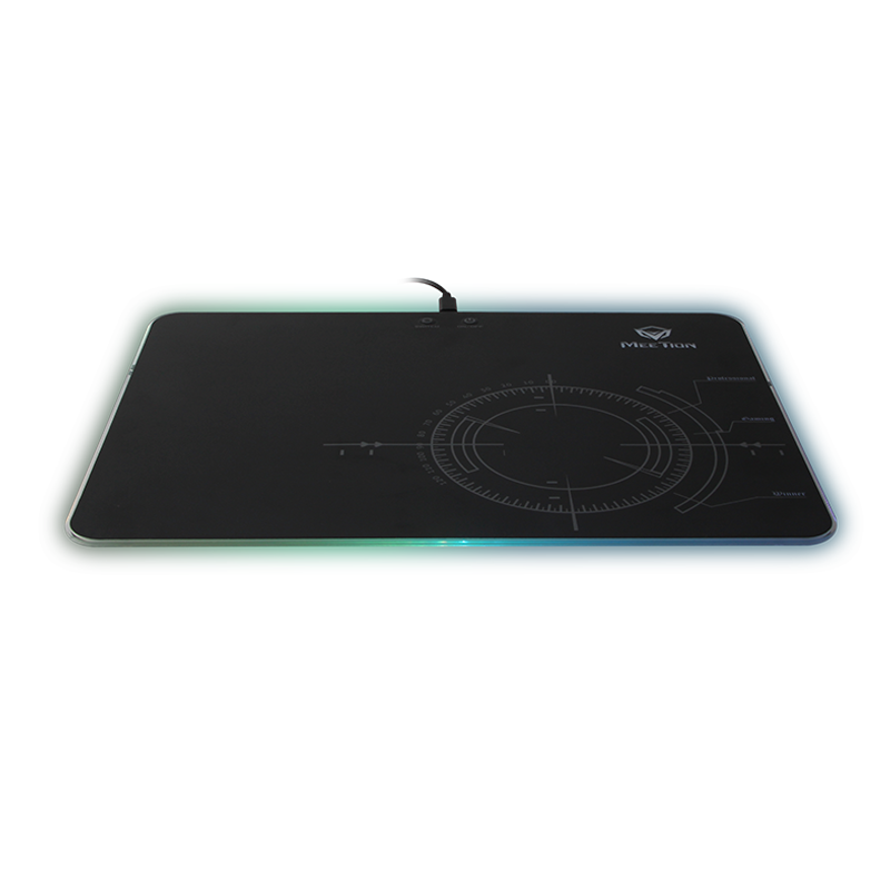 MeeTion MT-P010 Glowing Backlit RGB LED Gaming Mouse Pad, USB Cable