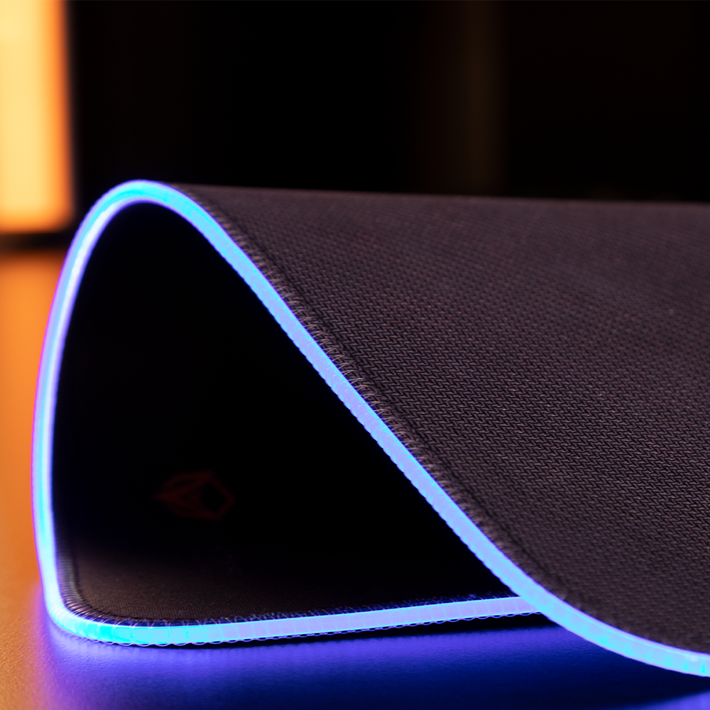 MeeTion MT-PD120 Rubber Led RGB Gaming Mouse Pad, USB Cable