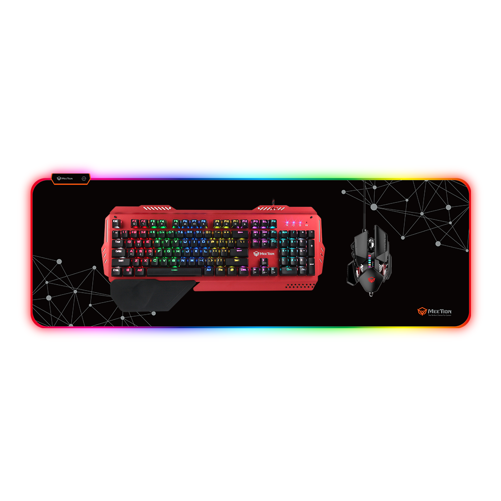 MeeTion MT-PD121 Large RGB Keyboard and Mouse Pad for Gaming