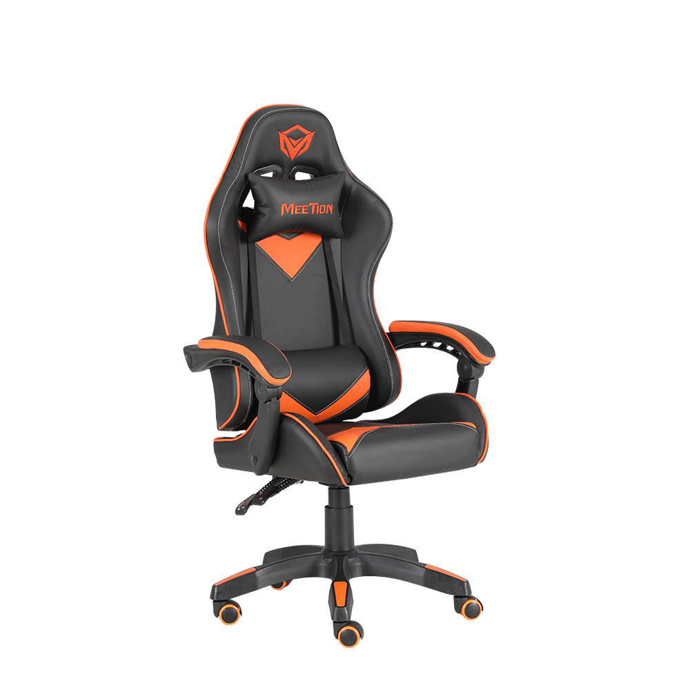 Meetion CHR04 Black Orange Professional Gaming Chair, Racing Seat