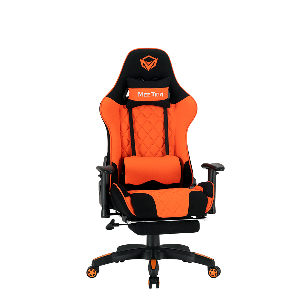 Meetion MT-CHR25 2D Armrest Massage Gaming E-Sport Chair with Footrest