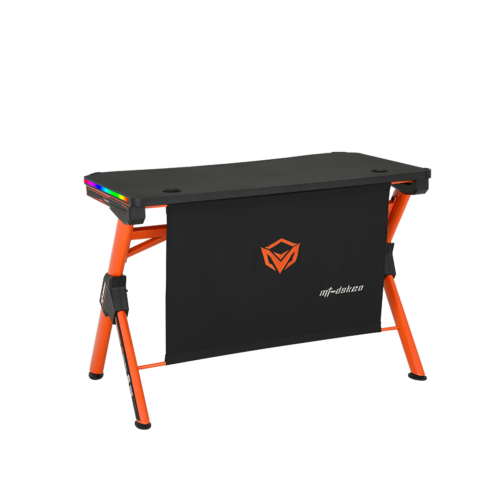 Meetion MT-DSK20 Dynamic RGB LED Gaming Desk, Cable Organized System