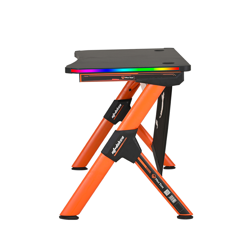 Meetion MT-DSK20 Dynamic RGB LED Gaming Desk, Cable Organized System