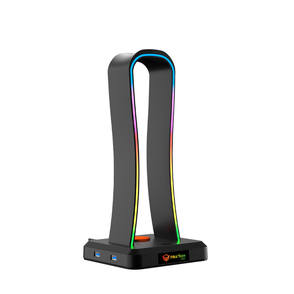 Meetion MT-U002 RGB Backlight Stand For Gaming Headset, 4USB output interfaces