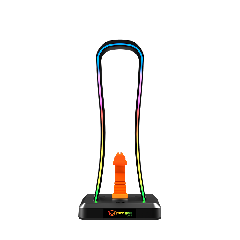 Meetion MT-U002 RGB Backlight Stand For Gaming Headset, 4USB output interfaces
