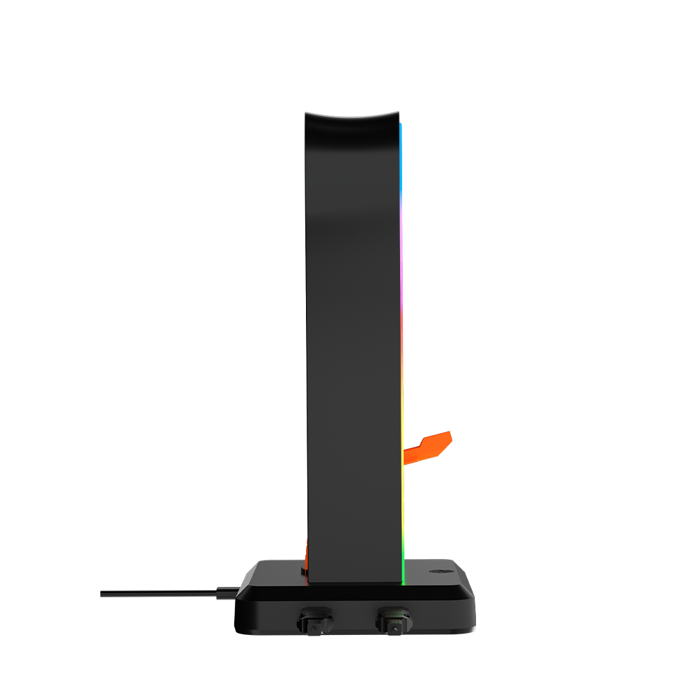 Meetion MT-U002 RGB Backlight Stand For Gaming Headset, 4USB output interfaces