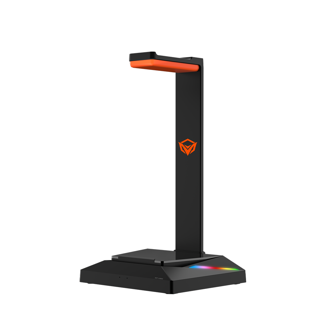 Meetion MT-U003 Stand For Gaming Headphone, LED Backlit, USB/Type-C output ports