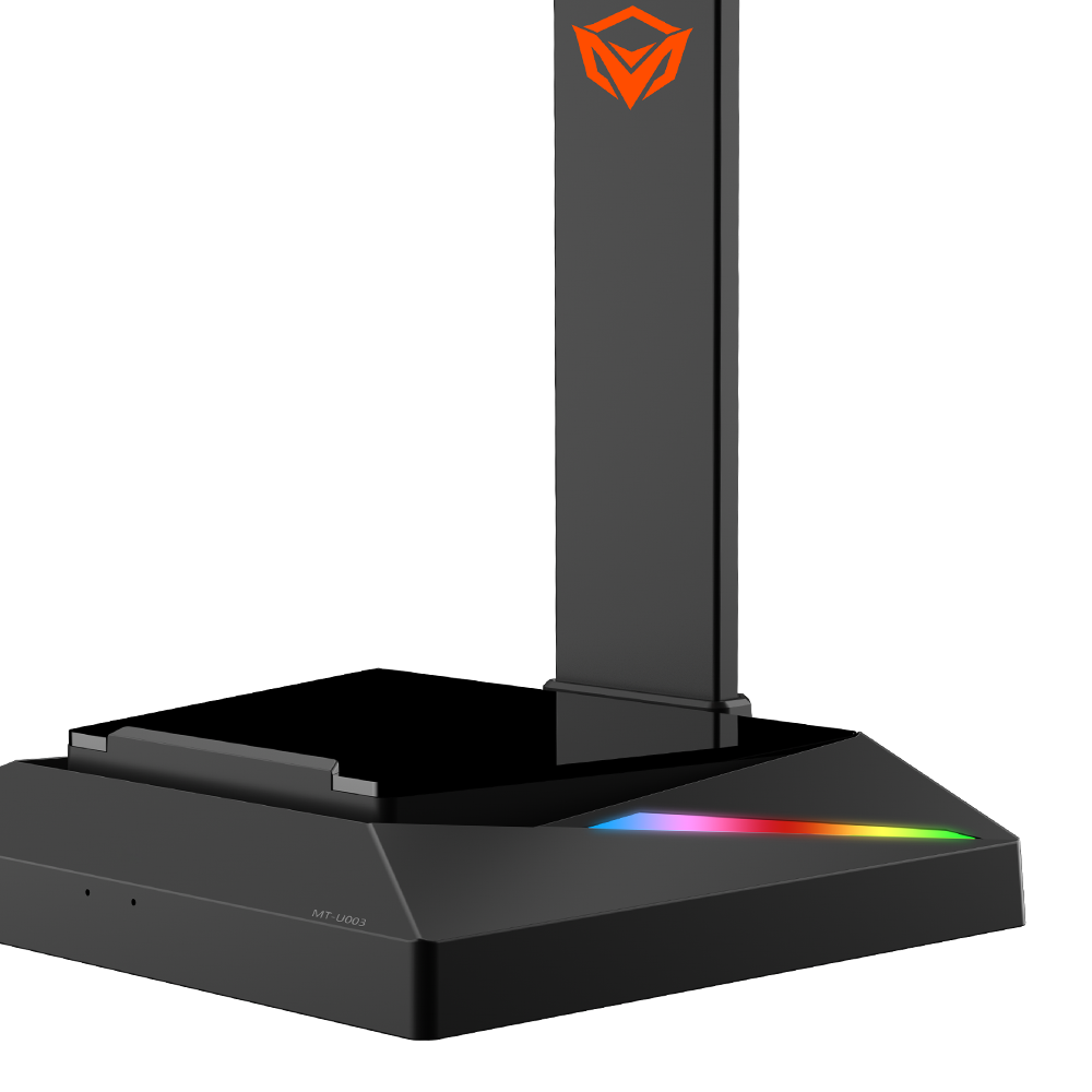 Meetion MT-U003 Stand For Gaming Headphone, LED Backlit, USB/Type-C output ports