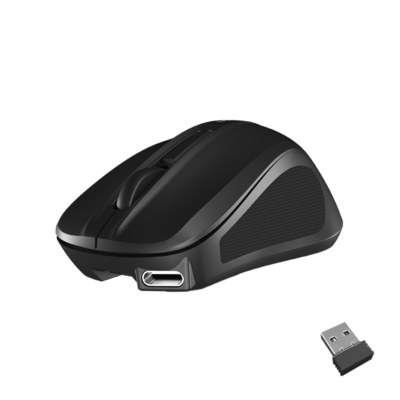 MeeTion MiniGo 2.4ghz 4Buttons Wireless Mouse 10m, Responsive 1200DPI, Silent