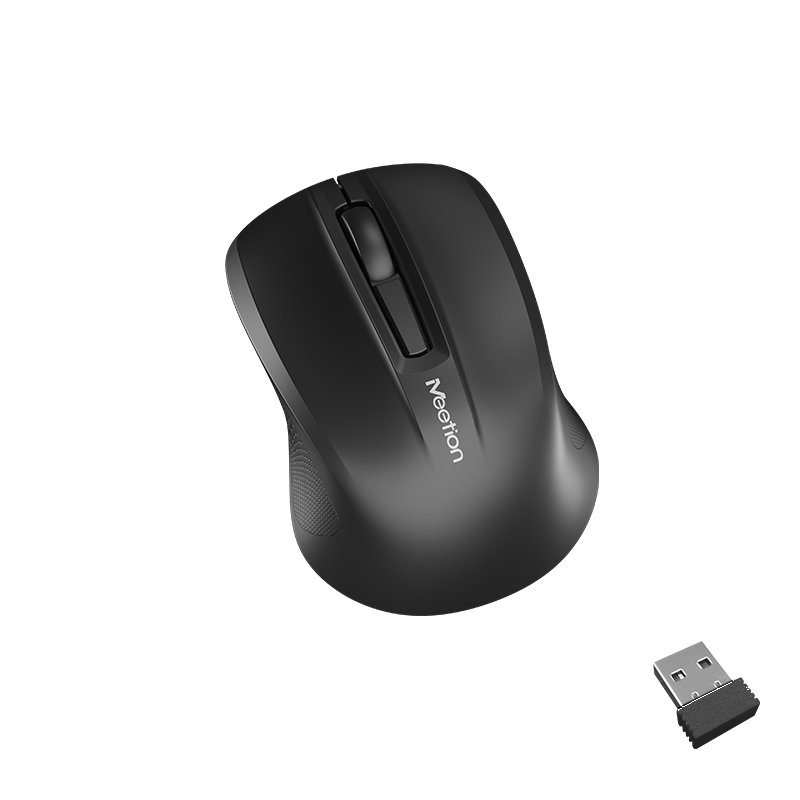 MeeTion MiniGo 2.4ghz 4Buttons Wireless Mouse 10m, Responsive 1200DPI, Silent