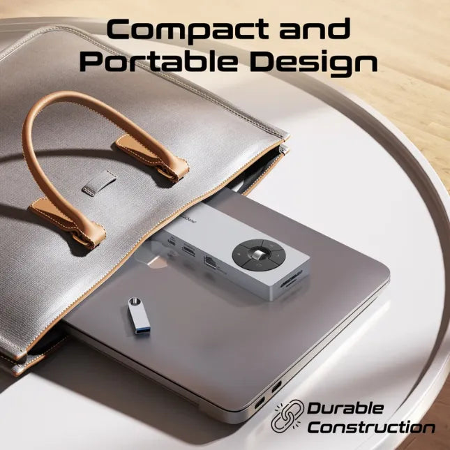 Promate ComandHub-Pro, USB-C Hub 14-in-1 Highspeed Multiport with 100W PD Promate ComandHub-Pro, USB-C Hub 14-in-1 Highspeed Multiport with 100W PD