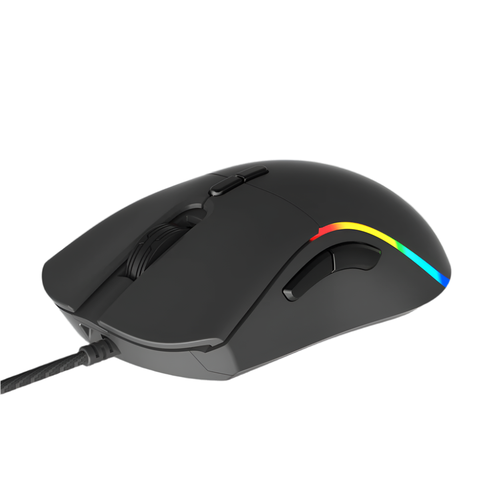 MeeTion MT-GM19 USB Wired RGB Gaming Mouse,Resolution 12000DPI,Keys: 6+1