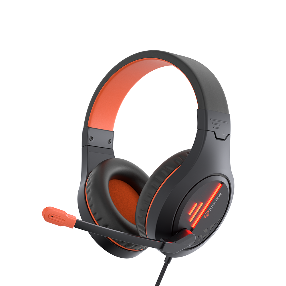 Meetion MT-HP021 Wired Stereo Gaming Headset, Backlit, Noise Canceling Mic
