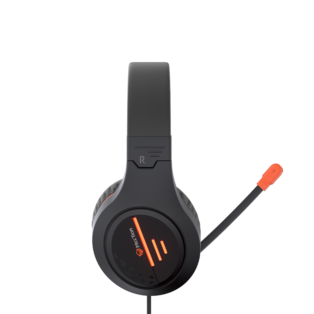 Meetion MT-HP021 Wired Stereo Gaming Headset, Backlit, Noise Canceling Mic