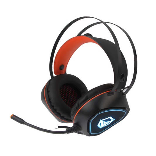 Meetion MT-HP020 Wired Backlit Gaming Headset, 3.5mm &USB, Noise Canceling Mic