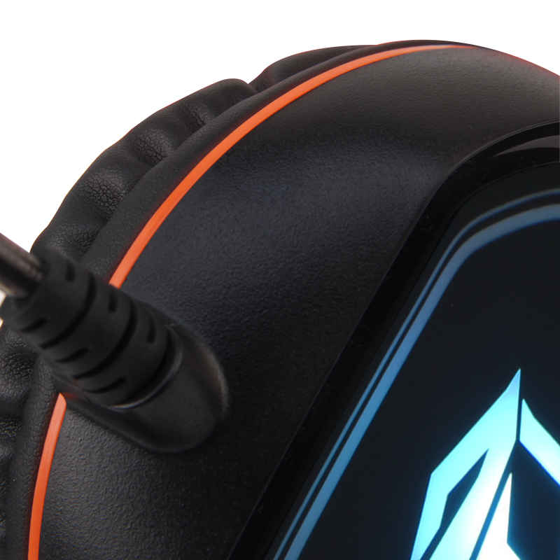 Meetion MT-HP020 Wired Backlit Gaming Headset, 3.5mm &USB, Noise Canceling Mic