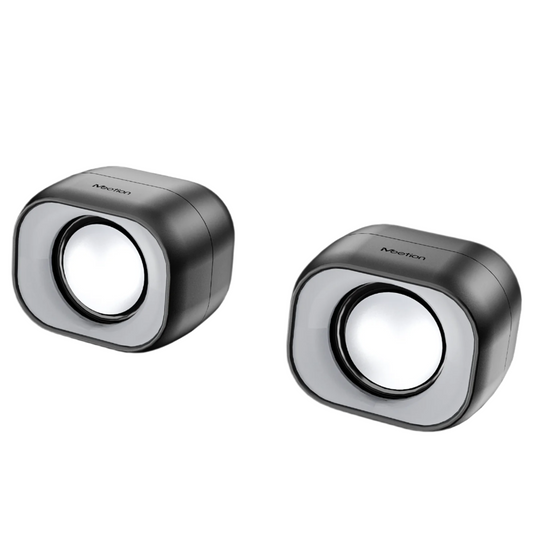 Meetion MT-SP2010 Office Desktop Wired Speakers, HiFi 2.0 Stereo Sound