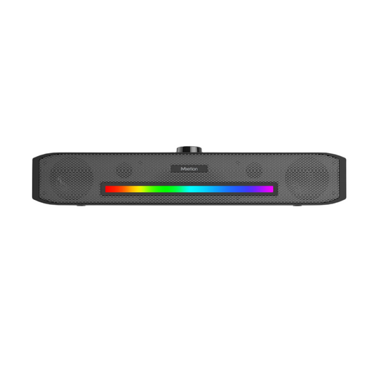 Meetion MT-SP1001 Office Strip Desktop Bar Speakers, USB & 3.5 AUX, RGB