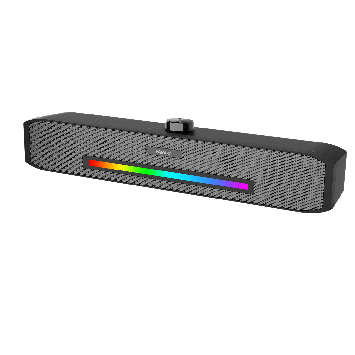 Meetion MT-SP1001 Office Strip Desktop Bar Speakers, USB & 3.5 AUX, RGB