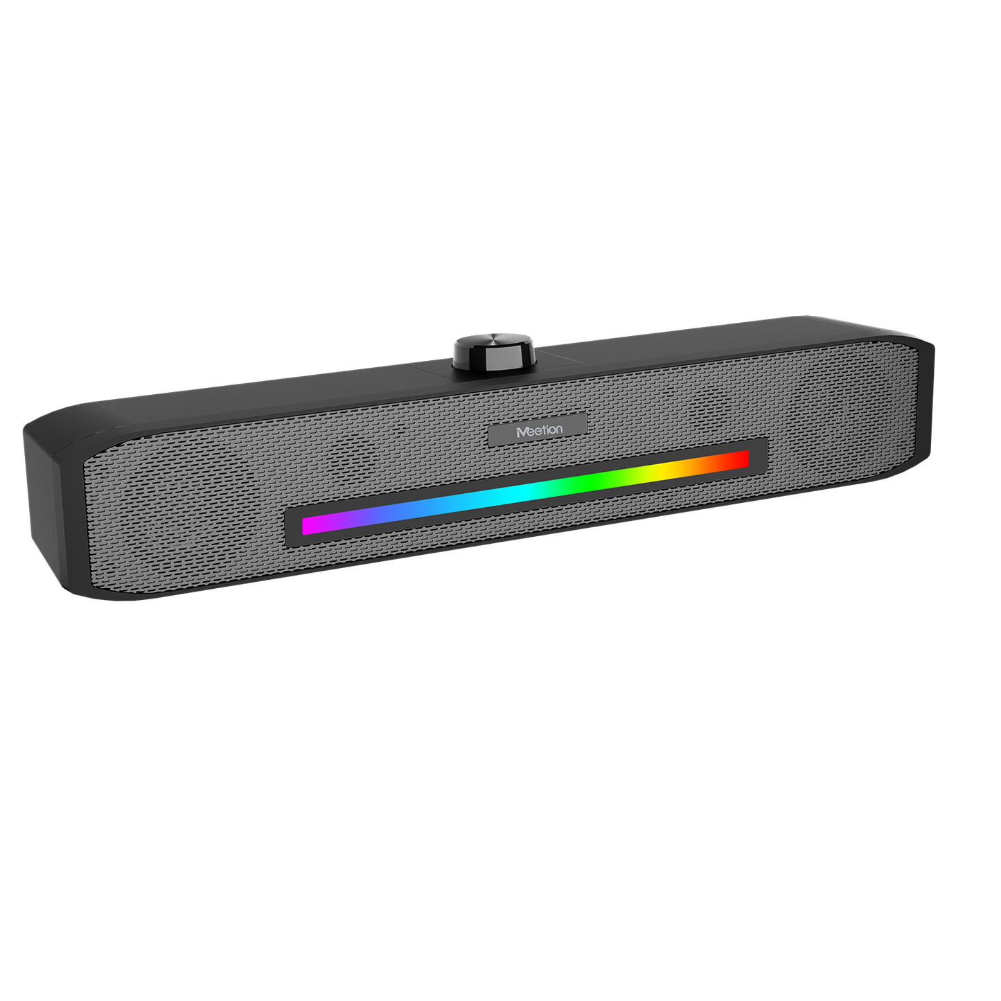 Meetion MT-SP1001 Office Strip Desktop Bar Speakers, USB & 3.5 AUX, RGB