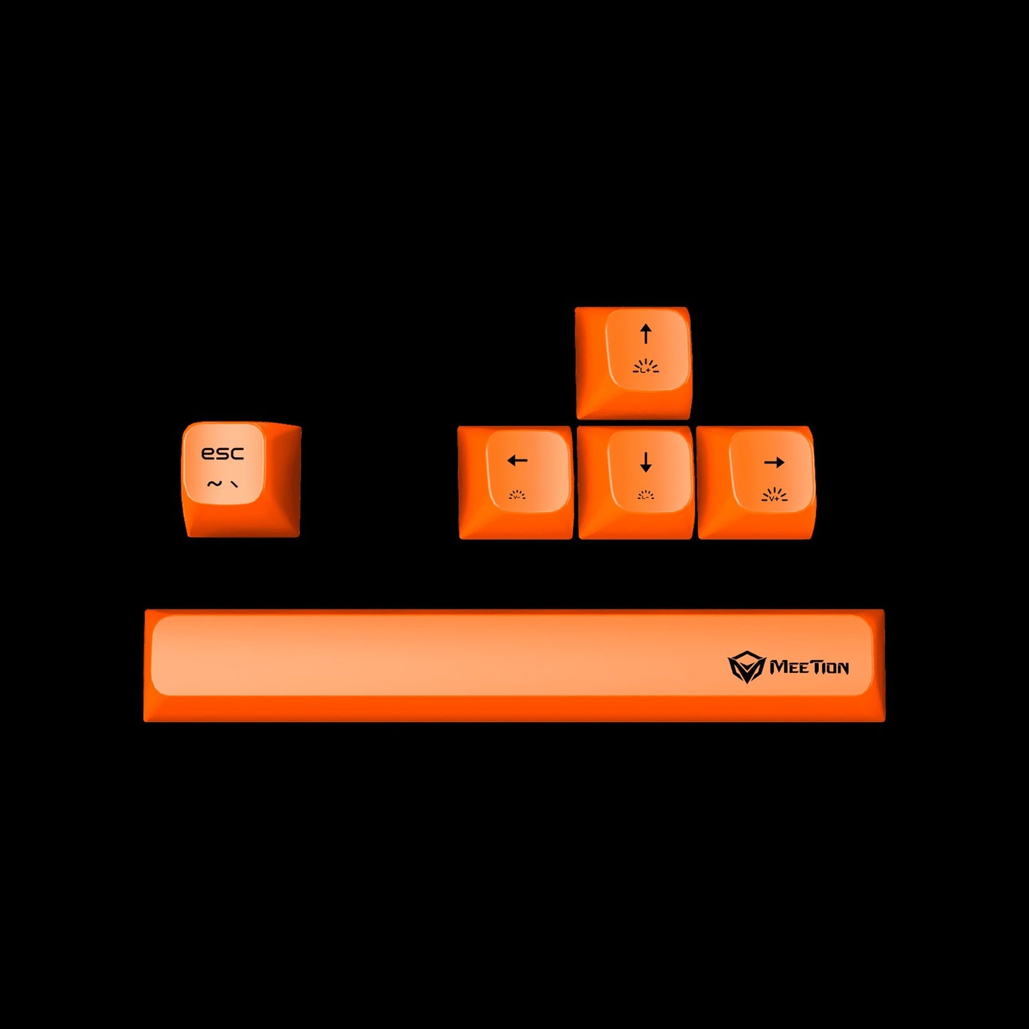 Meetion MT-MK12 Tri Mode Mechanical 65% Gaming Keyboard, Hot-Swap, RGB