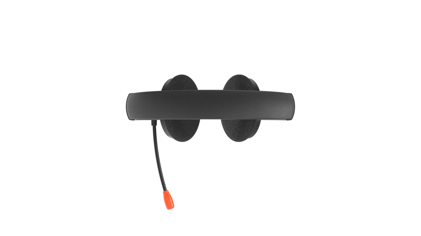Meetion MT-HP003 Telephony 3.5mm Headset, Noise-Canceling Mic, Adjustable Headband