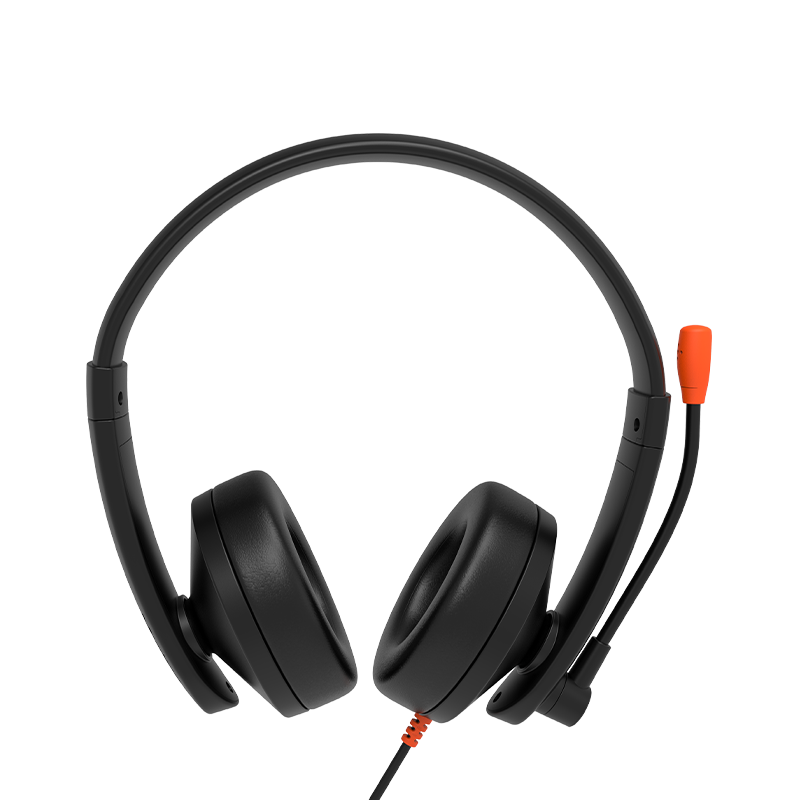 Meetion MT-HP003U Telephony USB Headset, Noise-Canceling Mic, Volume Control