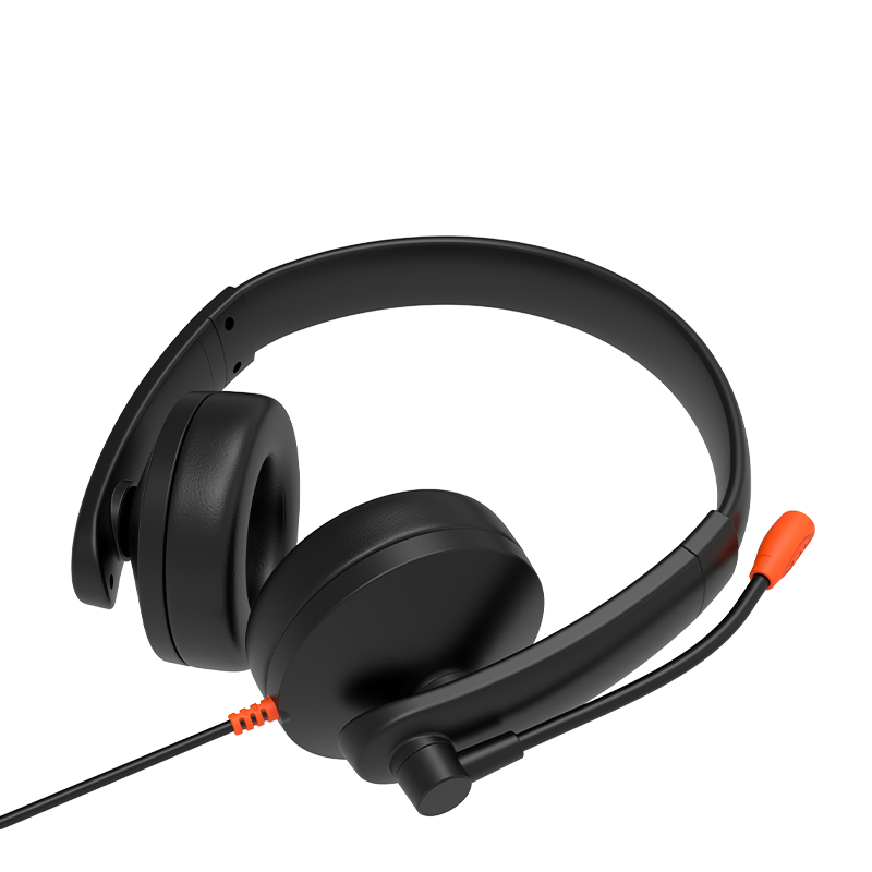 Meetion MT-HP003U Telephony USB Headset, Noise-Canceling Mic, Volume Control