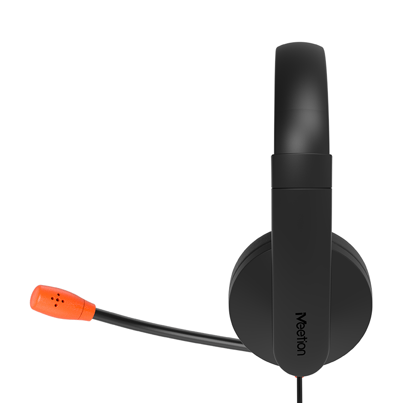 Meetion MT-HP003U Telephony USB Headset, Noise-Canceling Mic, Volume Control