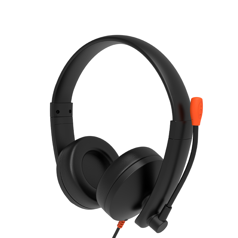 Meetion MT-HP003U Telephony USB Headset, Noise-Canceling Mic, Volume Control