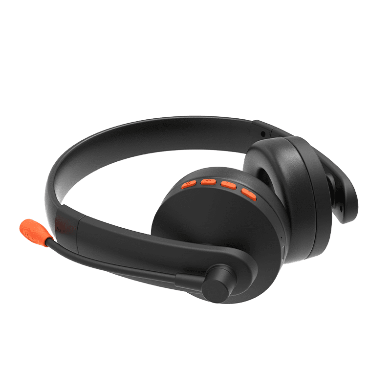 Meetion MT-BTH003 Telephony Bluetooth Headset, Noise-Canceling Mic, 27H endurance