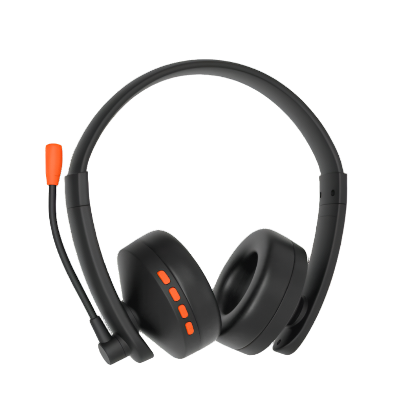 Meetion MT-BTH003 Telephony Bluetooth Headset, Noise-Canceling Mic, 27H endurance