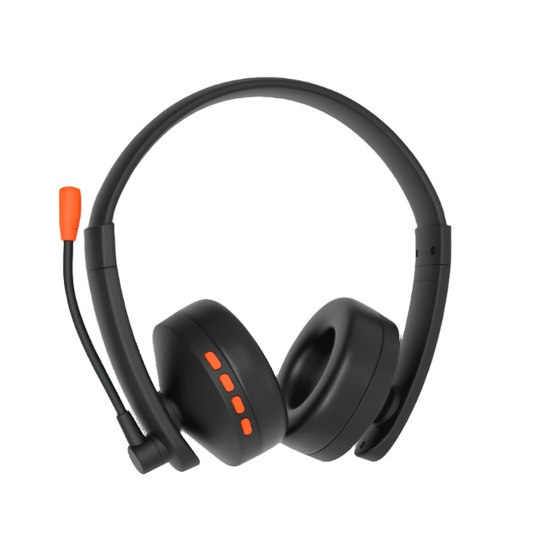Meetion MT-BTH003 Telephony Bluetooth Headset, Noise-Canceling Mic, 27H endurance