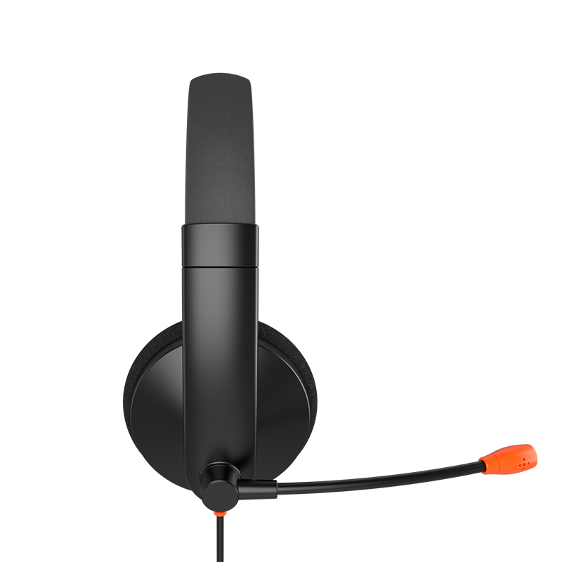 Meetion MT-HP002U Telephony USB Headset, Noise-Canceling Mic, Adjustable Headband