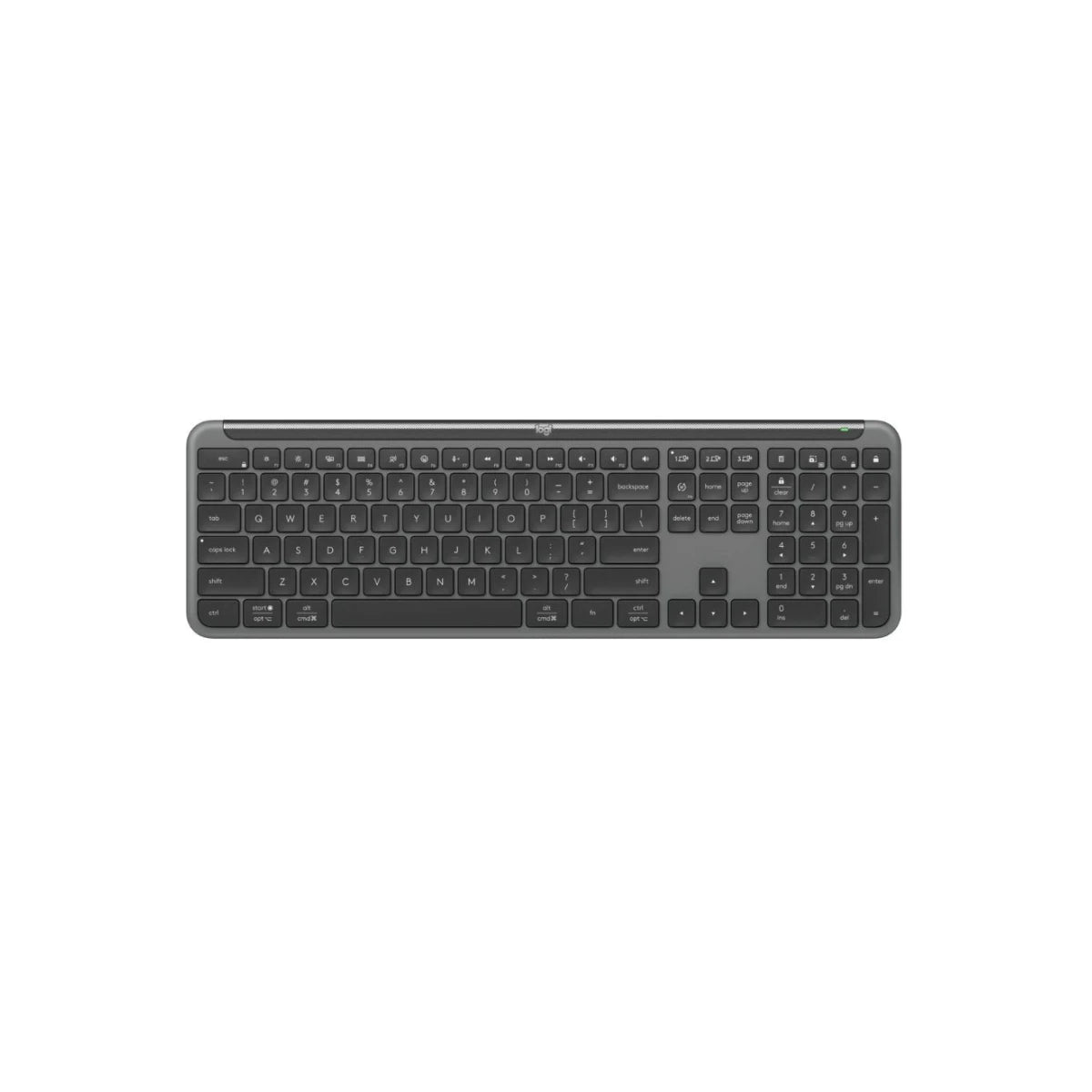 Logitech K950 Signature Slim Full Sized Wireless Keyboard, Easy-Switch Keys-Black