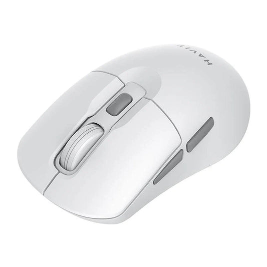 HAVIT MS59WB Dual-Mode Wireless Mouse 2.4GHz USB (White & Grey)