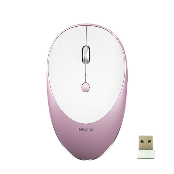 MeeTion MT-R600 2.4ghz Rechargeable, 4Buttons , Silent Wireless Mouse up to 10m