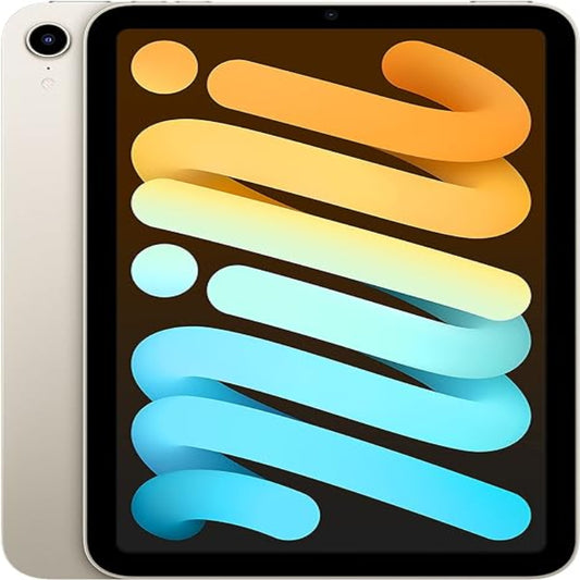 Apple iPad Mini (6th Generation 64GB Wi-Fi) All-Day Battery Life Starlight