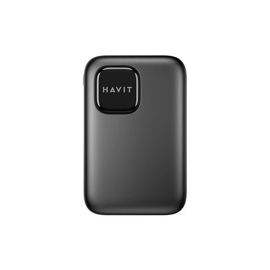 HAVIT PB34/B/G Solar Power Bank – 20,000mAh 20W Mobile Charge- Black