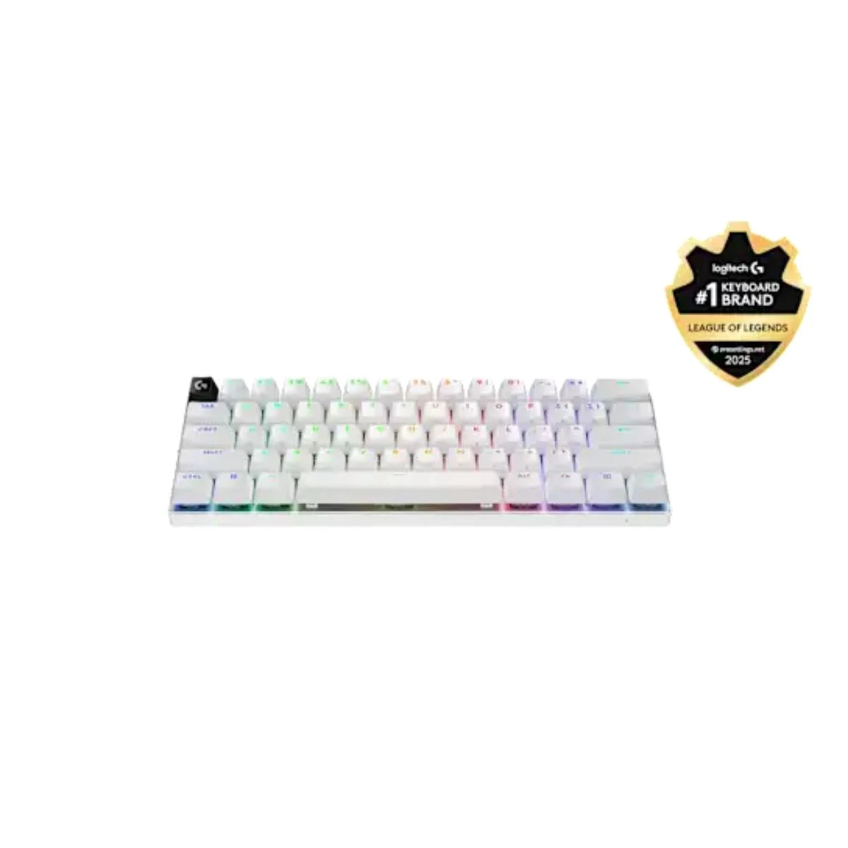 Logitech G PRO X60 LIGHTSPEED Wireless Keyboard GX Tactile Optical - White Logitech G PRO X60 LIGHTSPEED Wireless Keyboard GX Tactile Optical - White