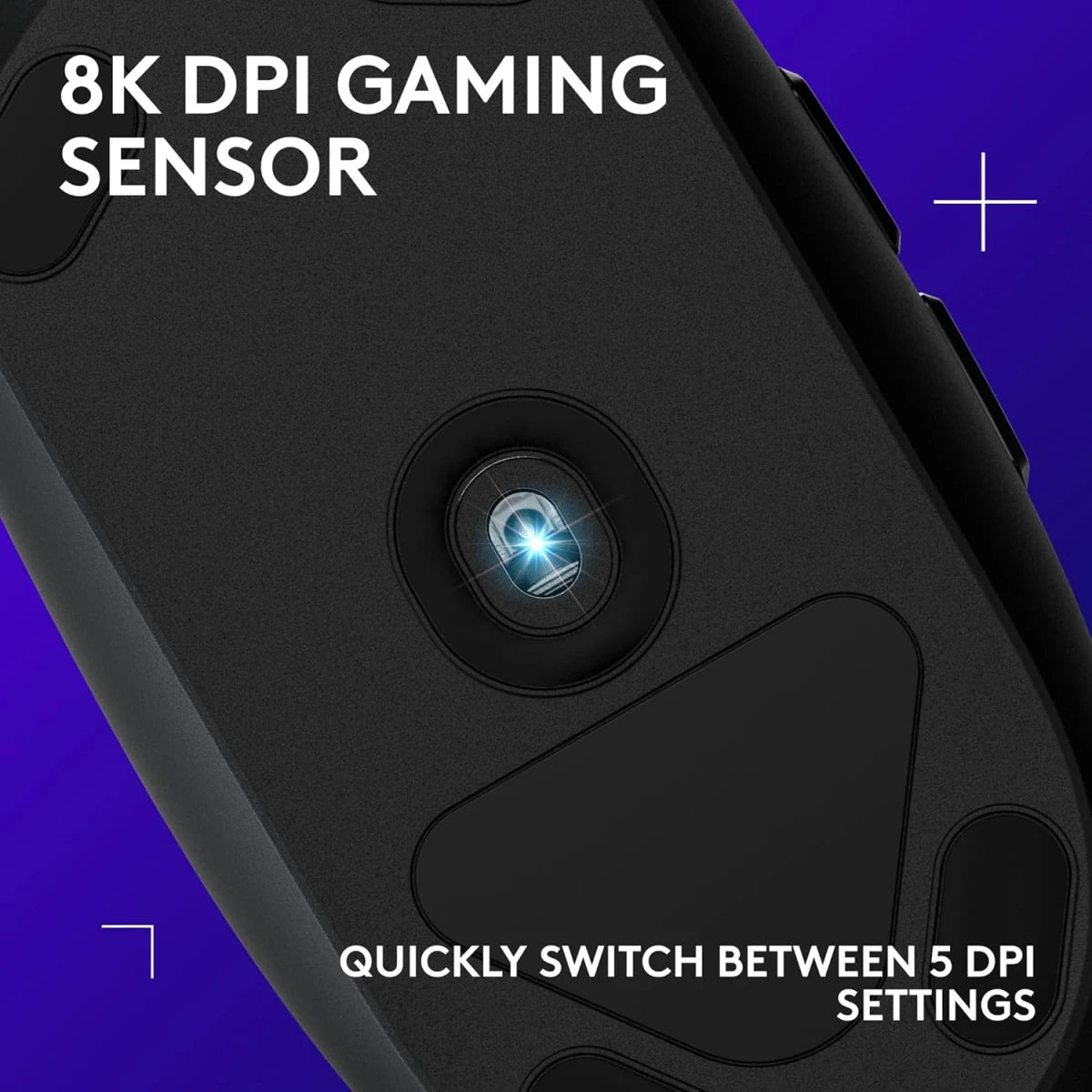 Logitech G203 LIGHTSYNC RGB Wired Gaming Mouse – 8,000 DPI-  Black