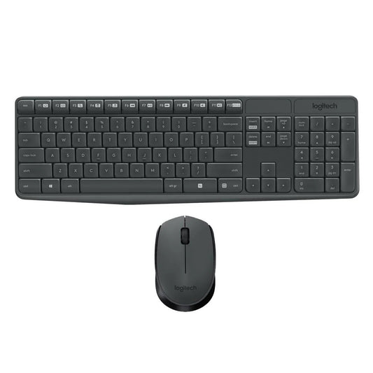 Logitech MK235 Keyboard and Mouse Combo Wireless- Black