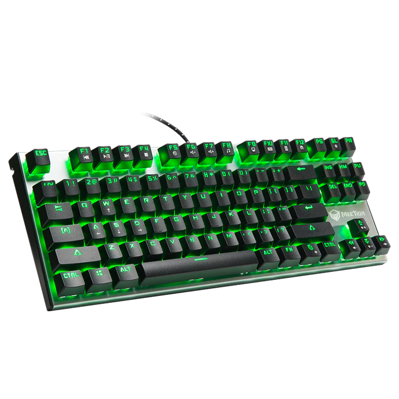 Meetion MT-MK04 Multimedia Mechanical Gaming Keyboard, Blue Switches, RGB Backlit