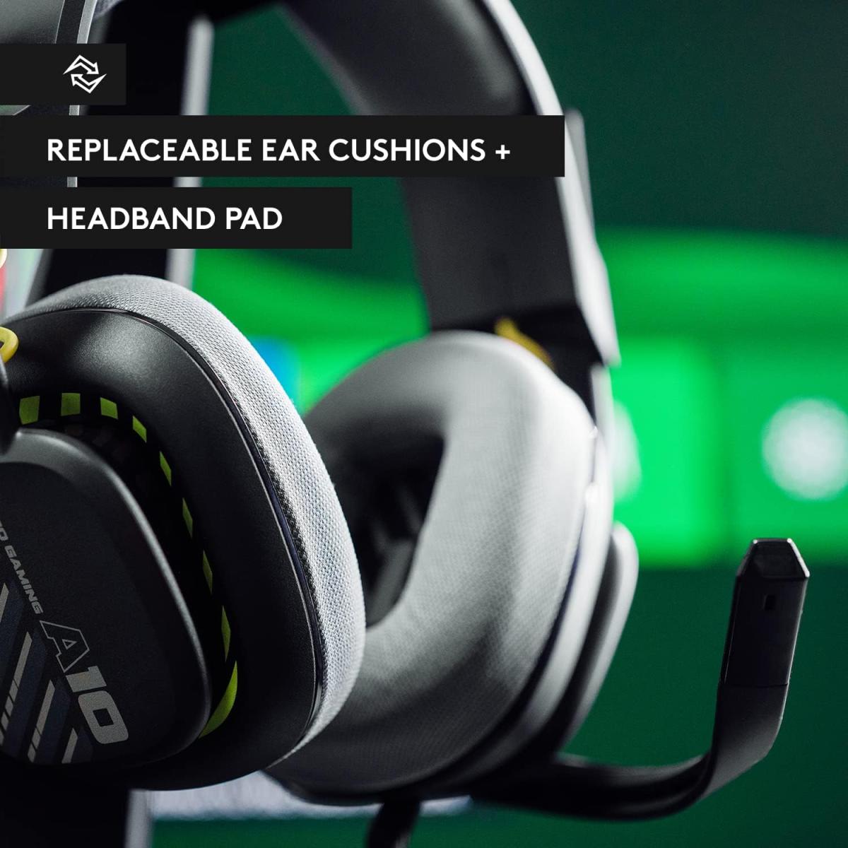Logitech Astro A10 Gen 2 Wired (3.5 mm) Gaming Headset - Grey