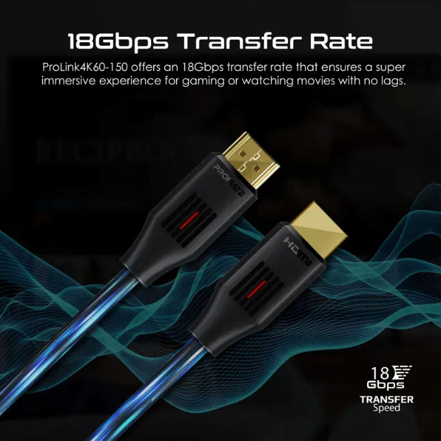 Promate ProLink4K60-10M HDMI Cable Ultra-High Definition 4K@60Hz Promate ProLink4K60-10M HDMI Cable Ultra-High Definition 4K@60Hz