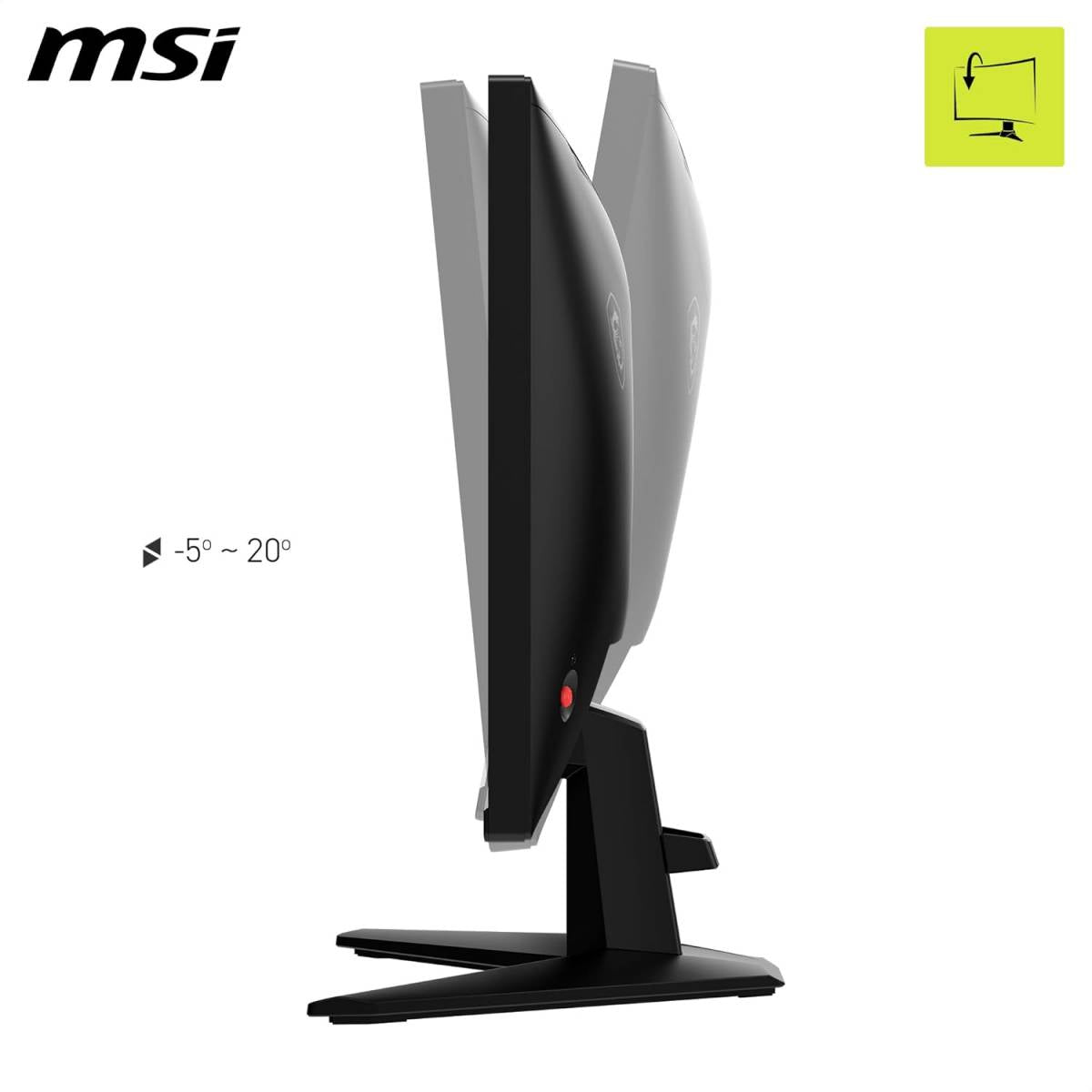 Gaming Monitor MSI MAG 255F E20 24.5 FHD AMD FreeSync Premium Black