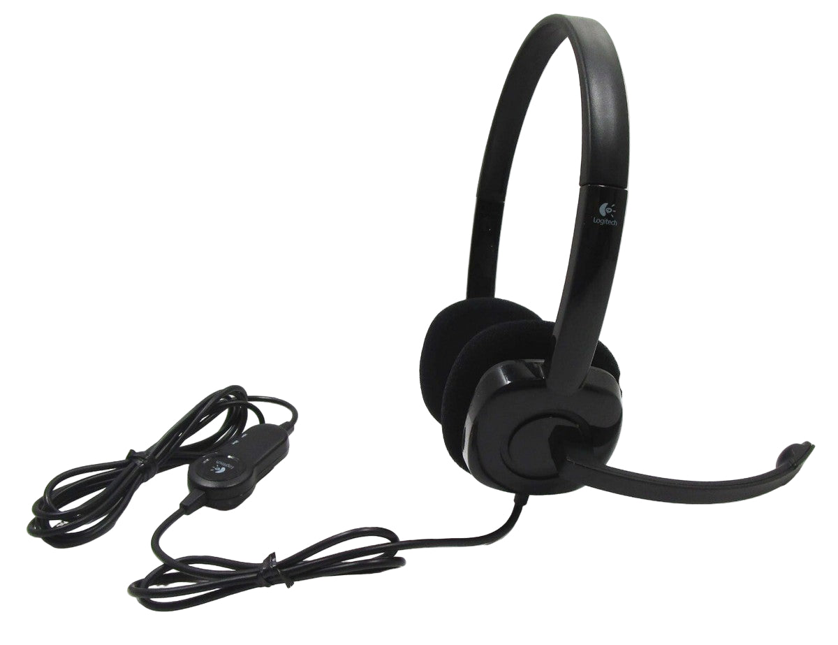 Logitech H151 Stereo Headset w/ Mic 3.5mm Audio Jack- Black